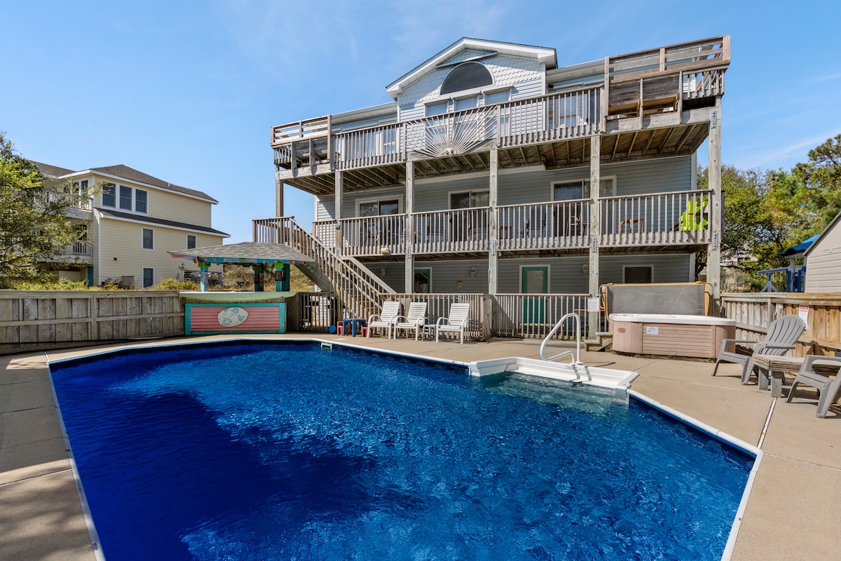 Beach Bound: Private Pool | Hot Tub | Rec Room