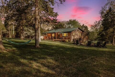 Pet-Friendly Log Cabin on 10 Private Acres