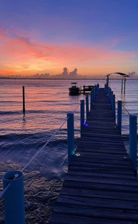 Waterfront Getaway w/ Dock + Sunset Views