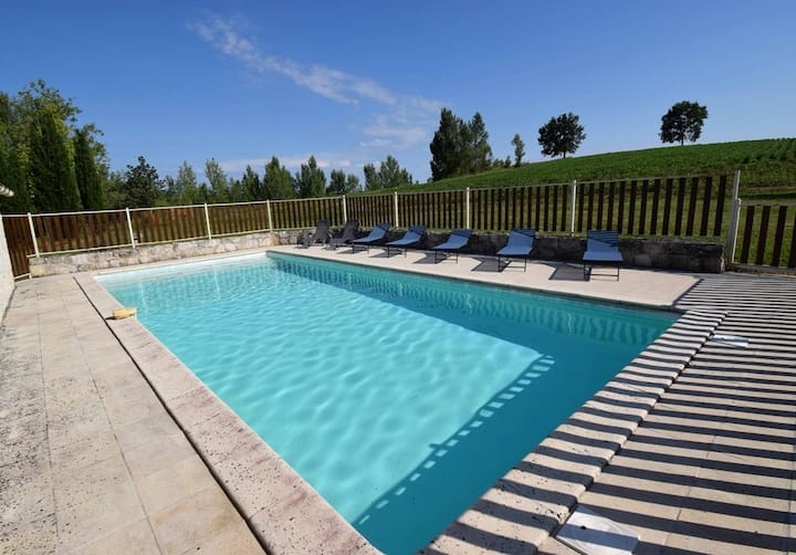 Gîte La Grange Avec Piscine - Dondas, Sud-ouest - Aquitaine