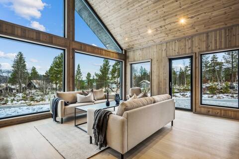 New cabin at Hovden ski  in/out X-country skiing