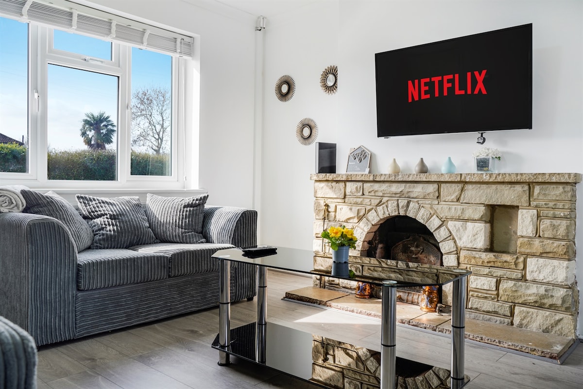 Top Airbnb: 3BR | King’s Cross 25min Harry Potter x3 Parking in Hertsmere