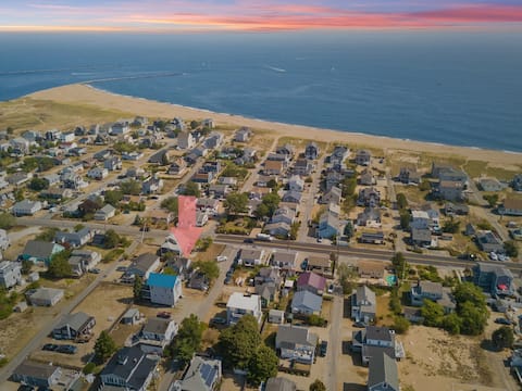 Steps to Beach | Bunkhouse + Porch | Dog-Friendly