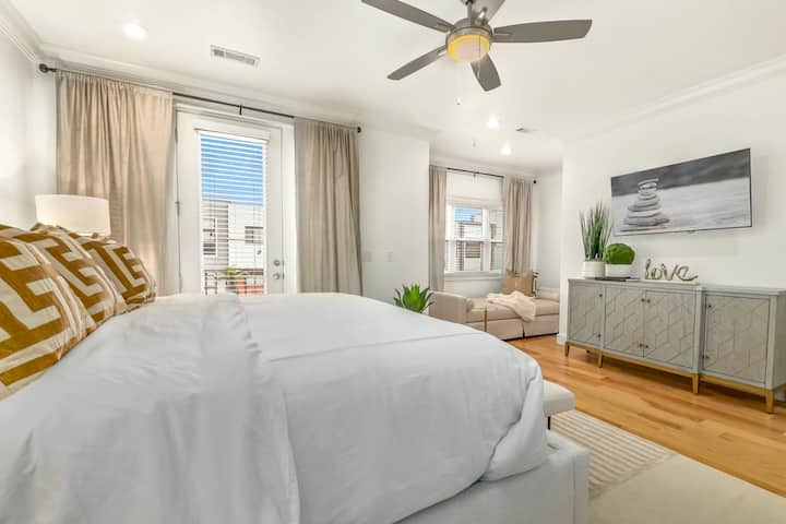 Miegamasis antrame aukšte - dvigulė lova