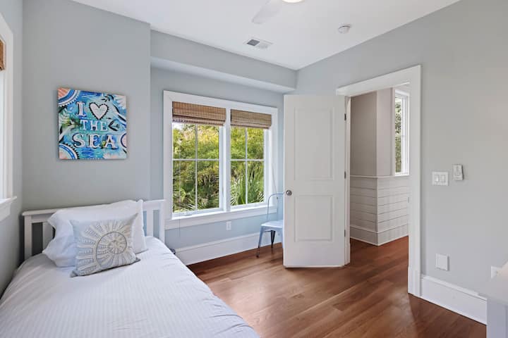 Dormitorio 6: cama individual con cama nido - TV - Baño compartido