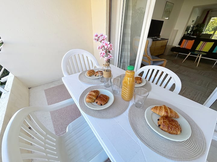 1 Slaapkamer Appartement Dichtbij Het Strand - Biot