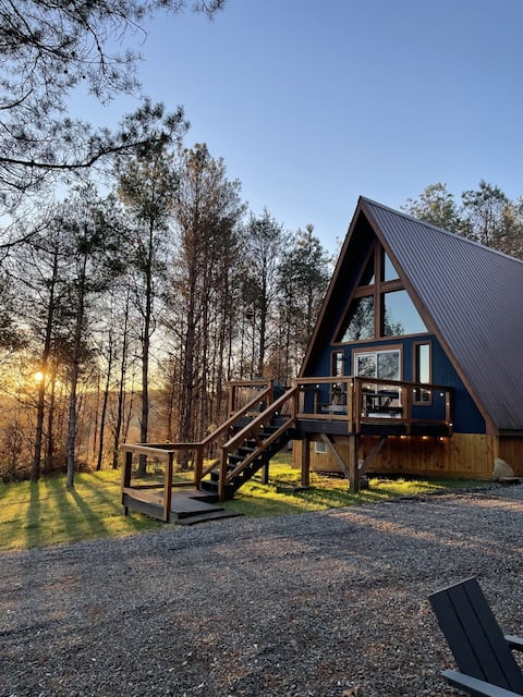 Stunning Hillside A-Frame | Secluded | Fire Pit