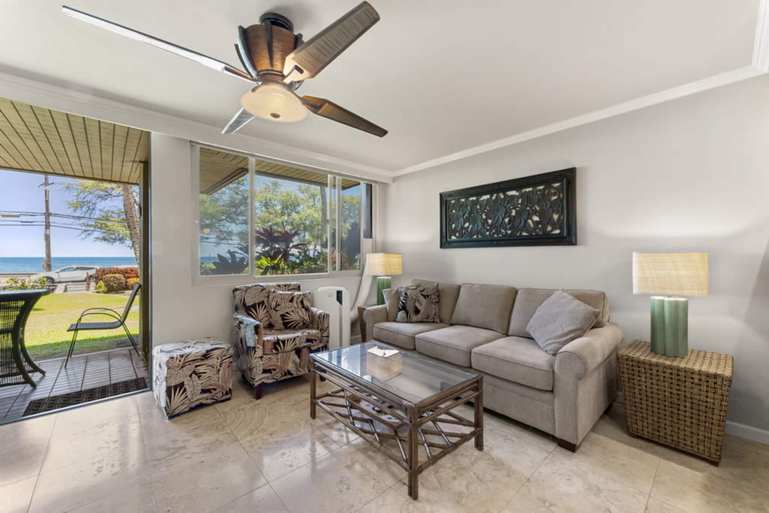 Updated Ocean View Condo Steps from Kamaole Beach - Main photo