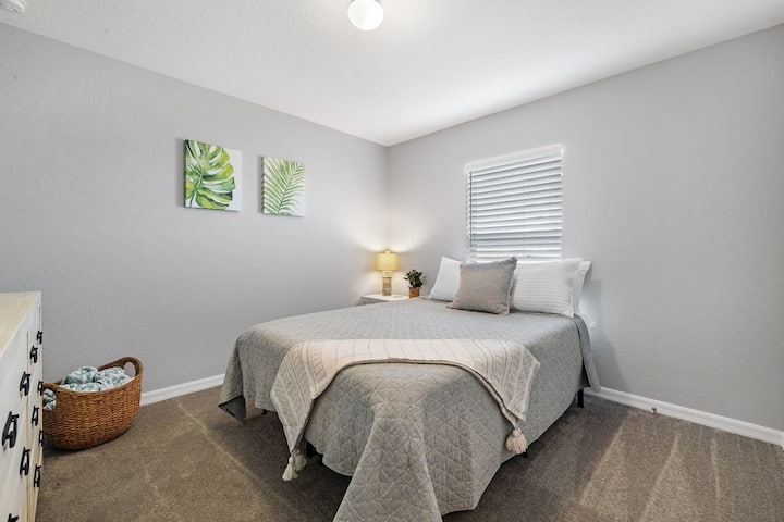 Bedroom #3 with queen bed.