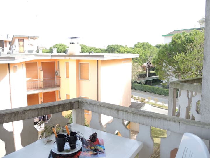 Bel Appartement Avec Balcon Et Vue - Bibione
