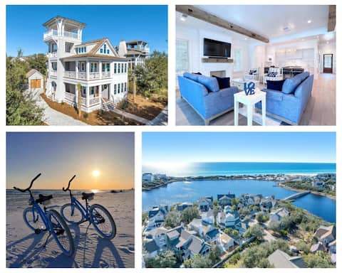 Watersound 30A Luxury · 5BR · Pool·Bikes·Grill