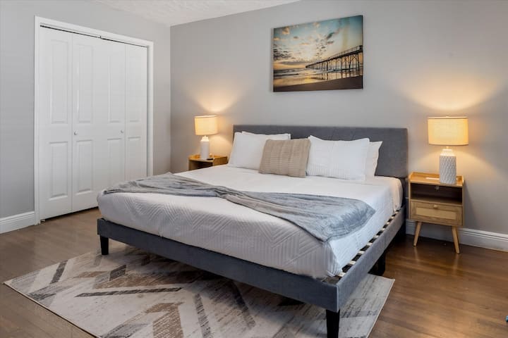 Encantadora decorada para que te sientas como en casa.