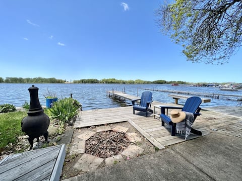 Sandy Pond LAKE HOUSE | Pets | Tiki Bar | Fire Pit