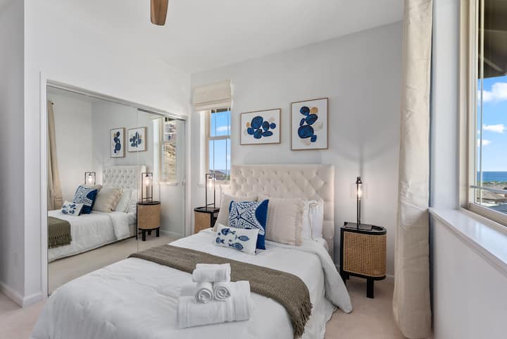 Matandiko yenye joto na mapambo maridadi kwa ajili ya ukaaji wako