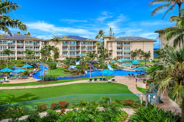 Two Bedroom Ocean & Pool View Condo w/ A/C Sleep 6