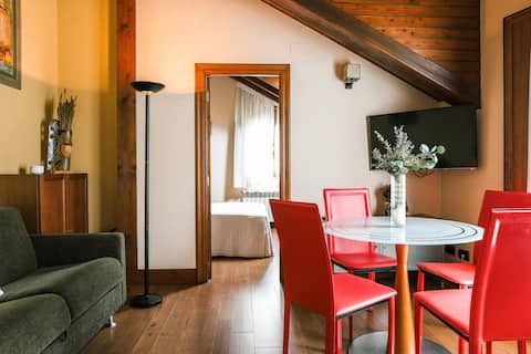 Penthouse-semi rustico -Apartment-Ensuite with Jet