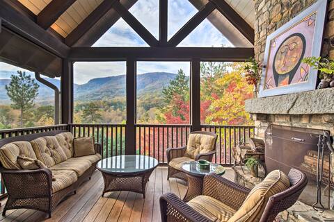 Stunning Mill Spring Home w/ Mountain Views!