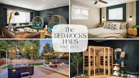Red Rocks Haus | Hot Tub |Sauna | GYM | Volleyball