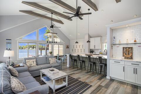 7 Bdr Lake house w/ scenic views and Beach