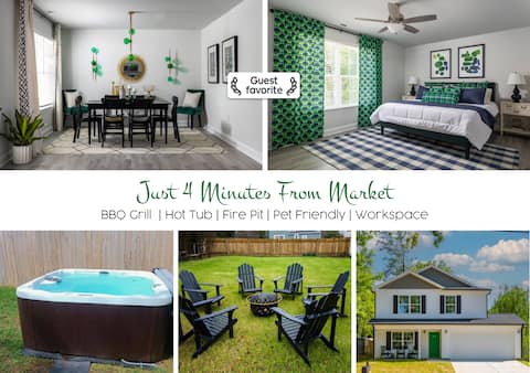 Luxury 4BR High Point Retreat | Hot Tub | BBQ