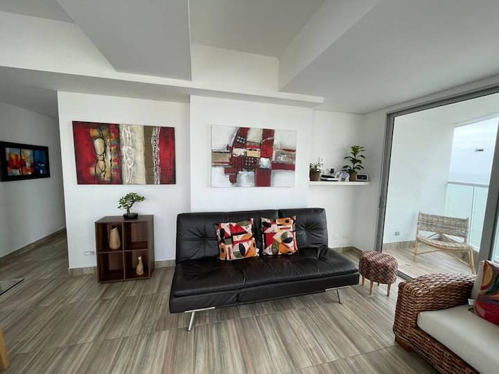 Living Room with Sofa Bed