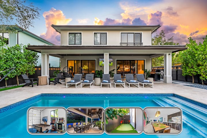 Casa Monstera | Heated Pool | Game Room | Golf