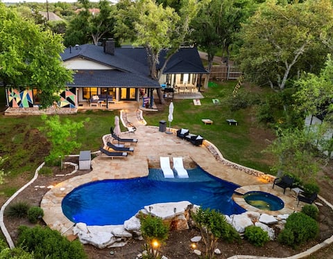 Pool & Hot Tub Oasis | Game Room | Entire Home