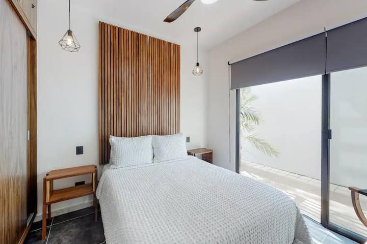 Sleep like a royal family member on the king-size bed in the master bedroom.