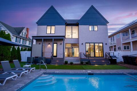 5Private Pool Ocean Views Downtown Rehoboth Beach