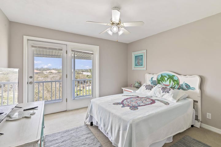 غرفة نوم ضيف السلاحف البحرية