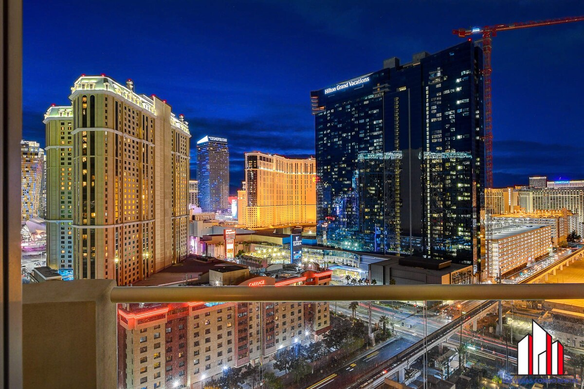 MGM Signature-18-701 1Br2Ba Strip View Balcony ...