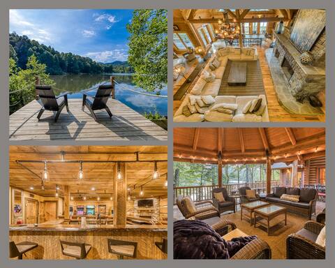 Luxury 8 BD Lodge on a Pristine Private Lake
