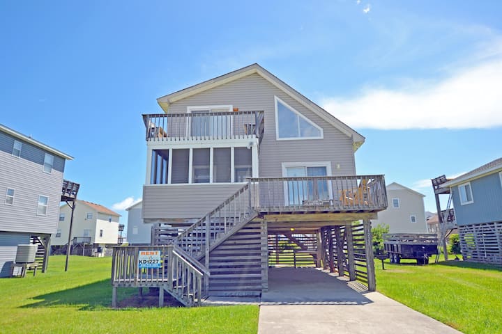 Kd1227- 3 Br Oceanside Home In Kdh With Short Walk - Kill Devil Hills, NC