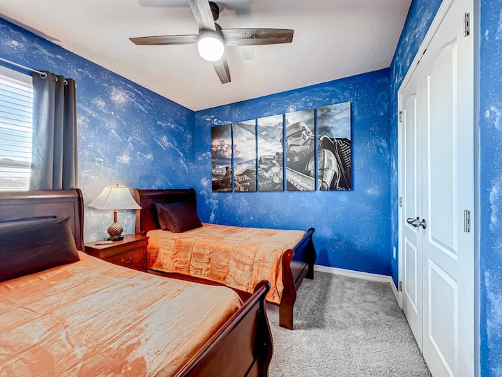 Your comfy twin bed awaits—sleep tight!