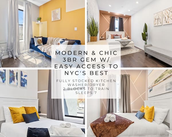 Perfect for Tourism: Near Train, Times Sq, Dining