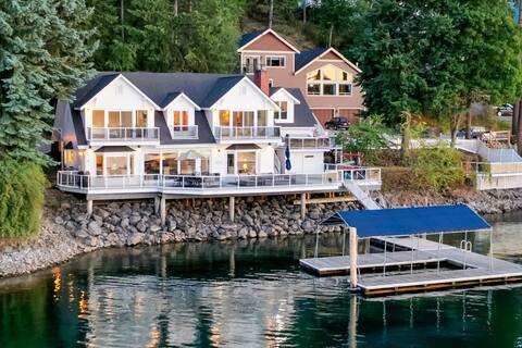 Stellamar: Prime Hayden Lake Waterfront & Hot tub