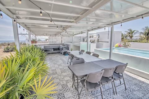 Villa 124: 6BR w Rooftop Pool & Beach Club Access