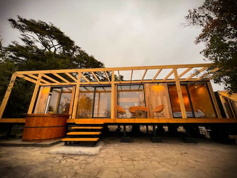 Outscape l Spectacular Cabin with Hot Tub