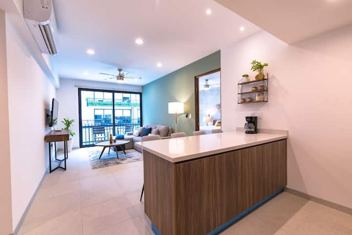 Modern Apartament Urban Towers - Pool/gym/cinema - Playa del Carmen