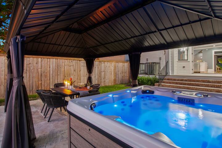 Stylish Modern Home | Hot Tub & Pergola gallery image 3