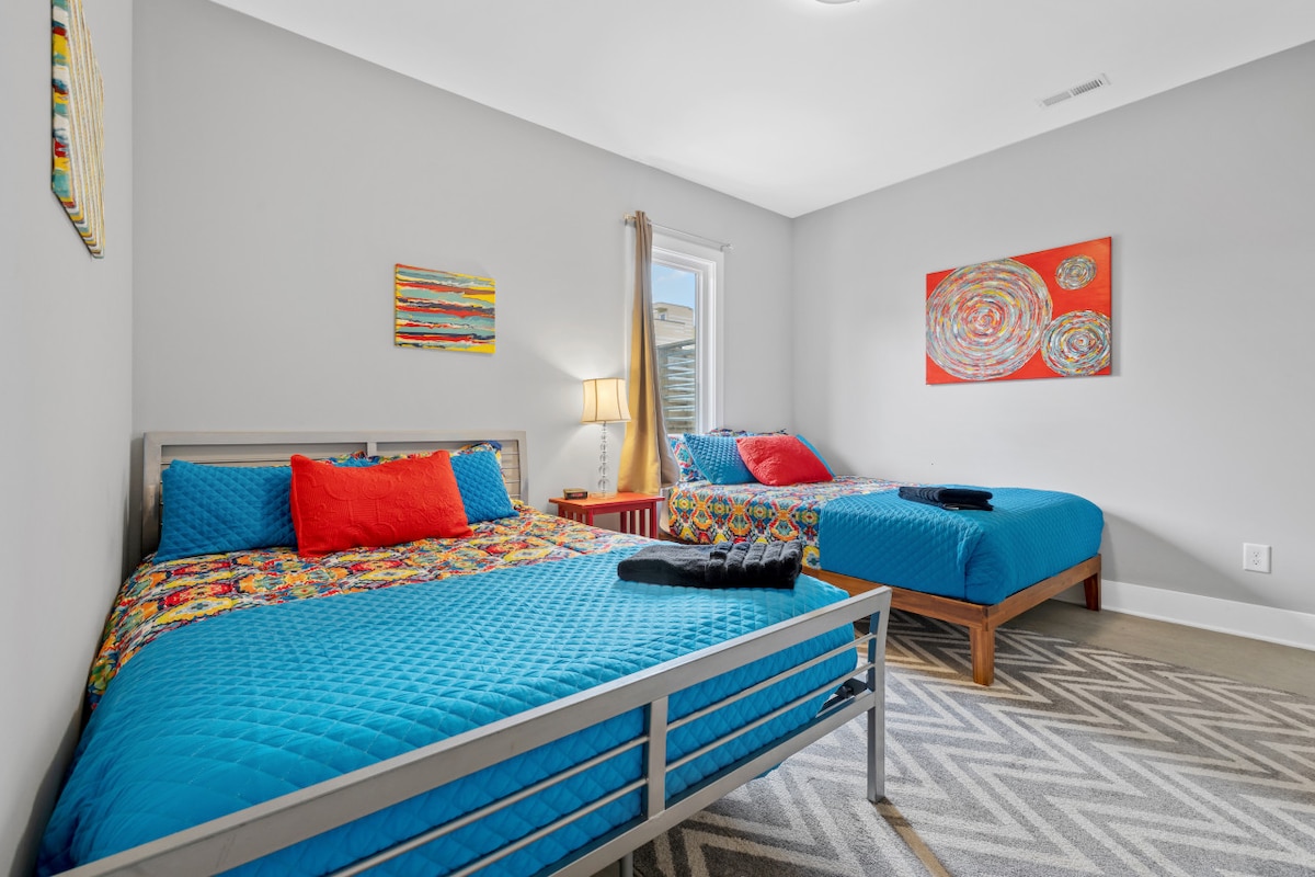 卧室4 - 2张全尺寸床