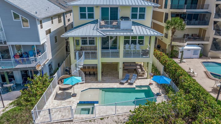 Beach Breeze Paradise w/Sunset Views & Heated Pool