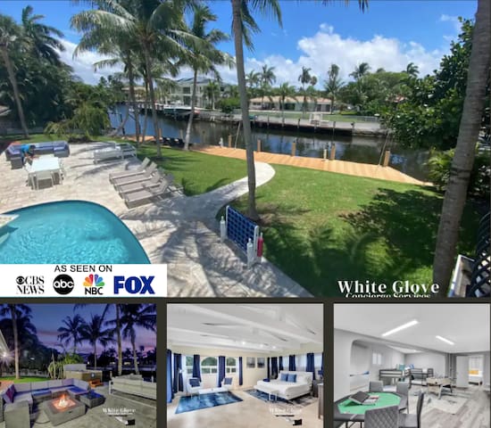 6BR Waterfront Villa Pool | Jacuzzi Close To Beach