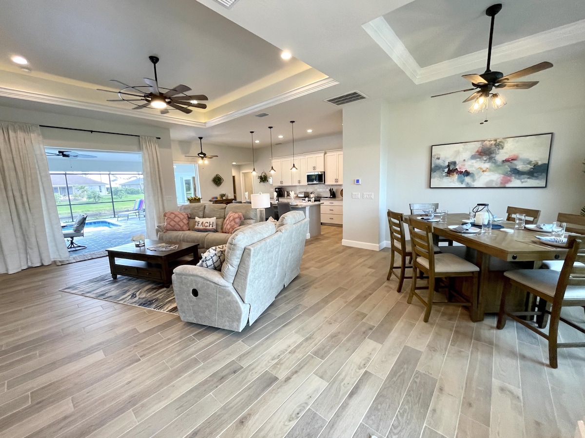 Popular Airbnb listing: Private Pool, Grill, Bikes, Pool Gear! 94ML in Punta Gorda
