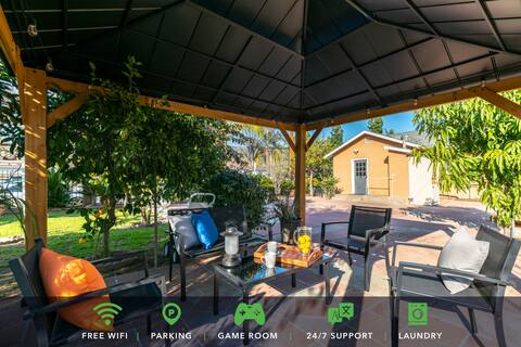 The Green Oasis • BBQ • Game Room