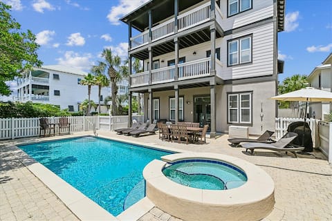 Spacious Gulf View Cottage w/Private Pool + Spa