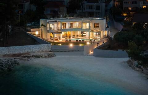 Beachfront Villa Sea Suprema with Pool