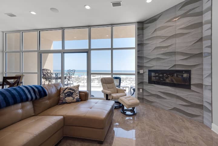 Sandcastle | Luxury Gulf-front Townhome W/ Spa - Pensacola Beach, FL