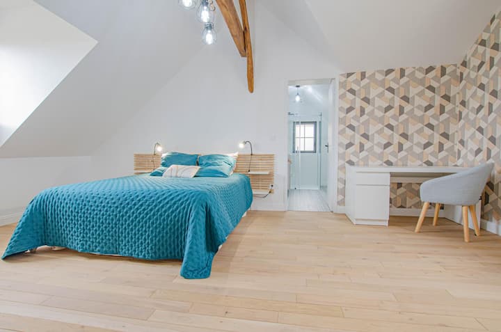 2ème chambre familiale à l'étage.