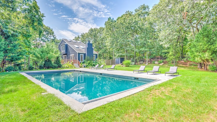5br/3ba: East Hampton, Heated Pool, Two Decks - East Hampton, NY